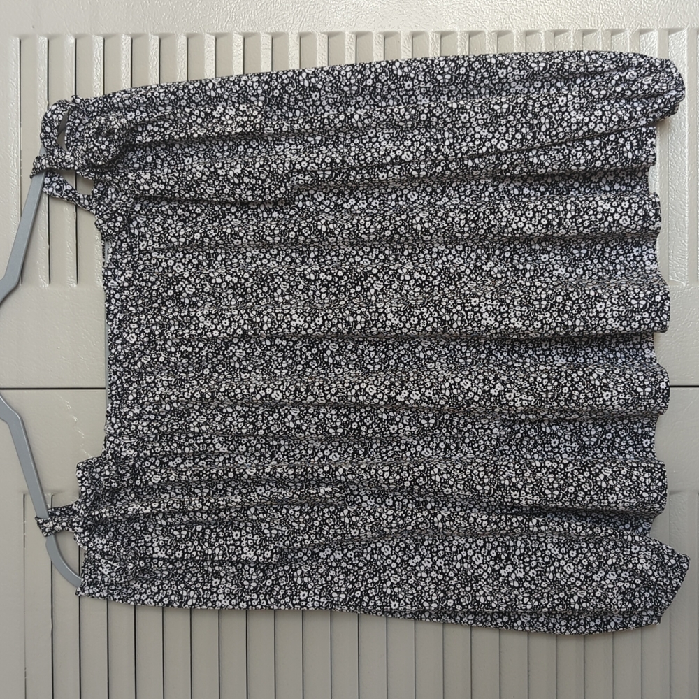 Michael Kors Off-the-Shoulder Top with Ties